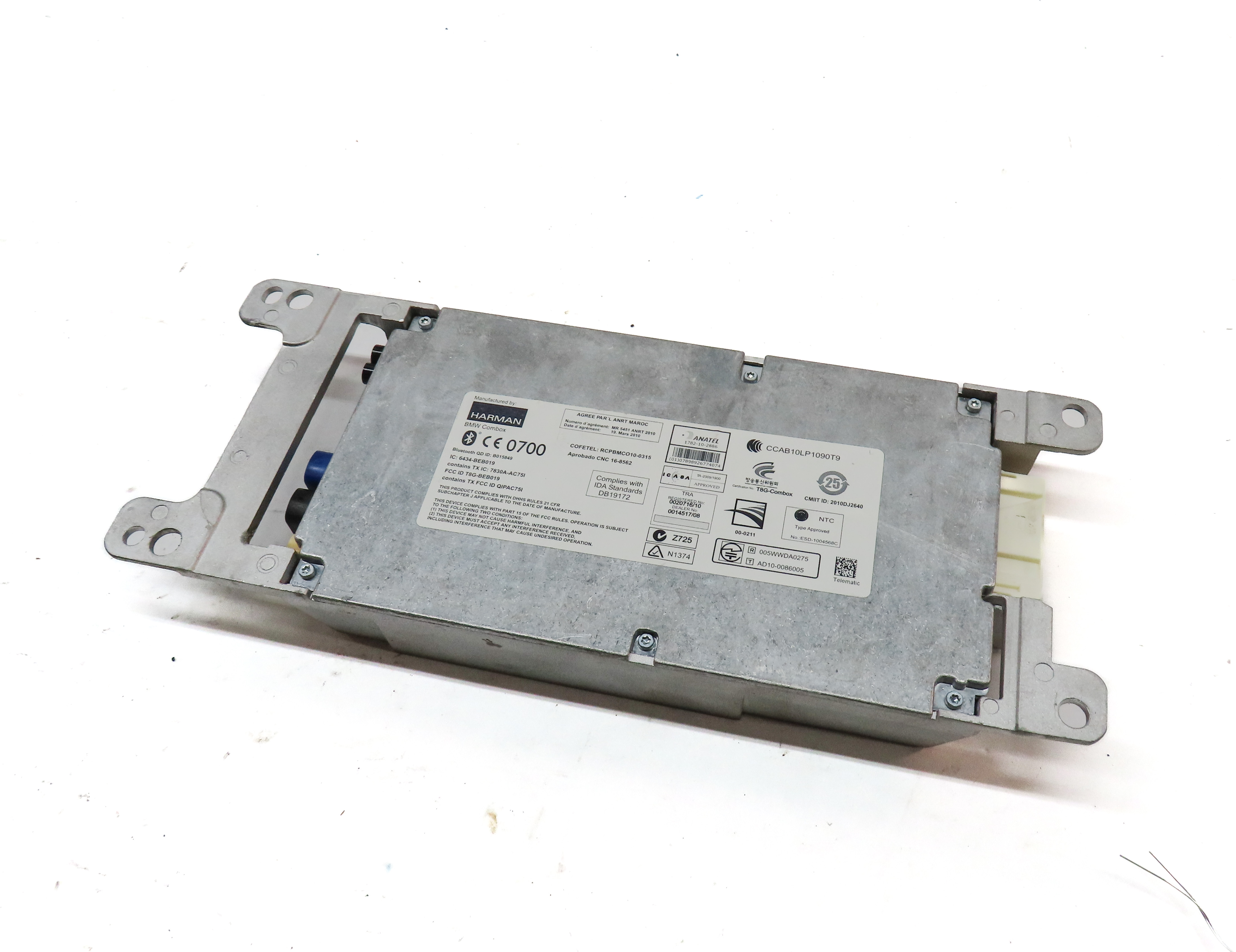 2011 BMW 535XiGT (F07) BLUETOOTH TELEMATICS COMMUNICATION CONTROL MODULE — exact item pictured